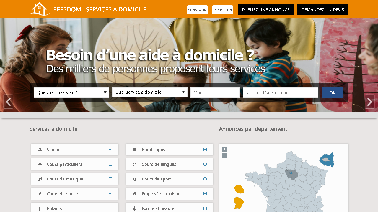 Capture d'écran de http://www.pepsdom.fr/